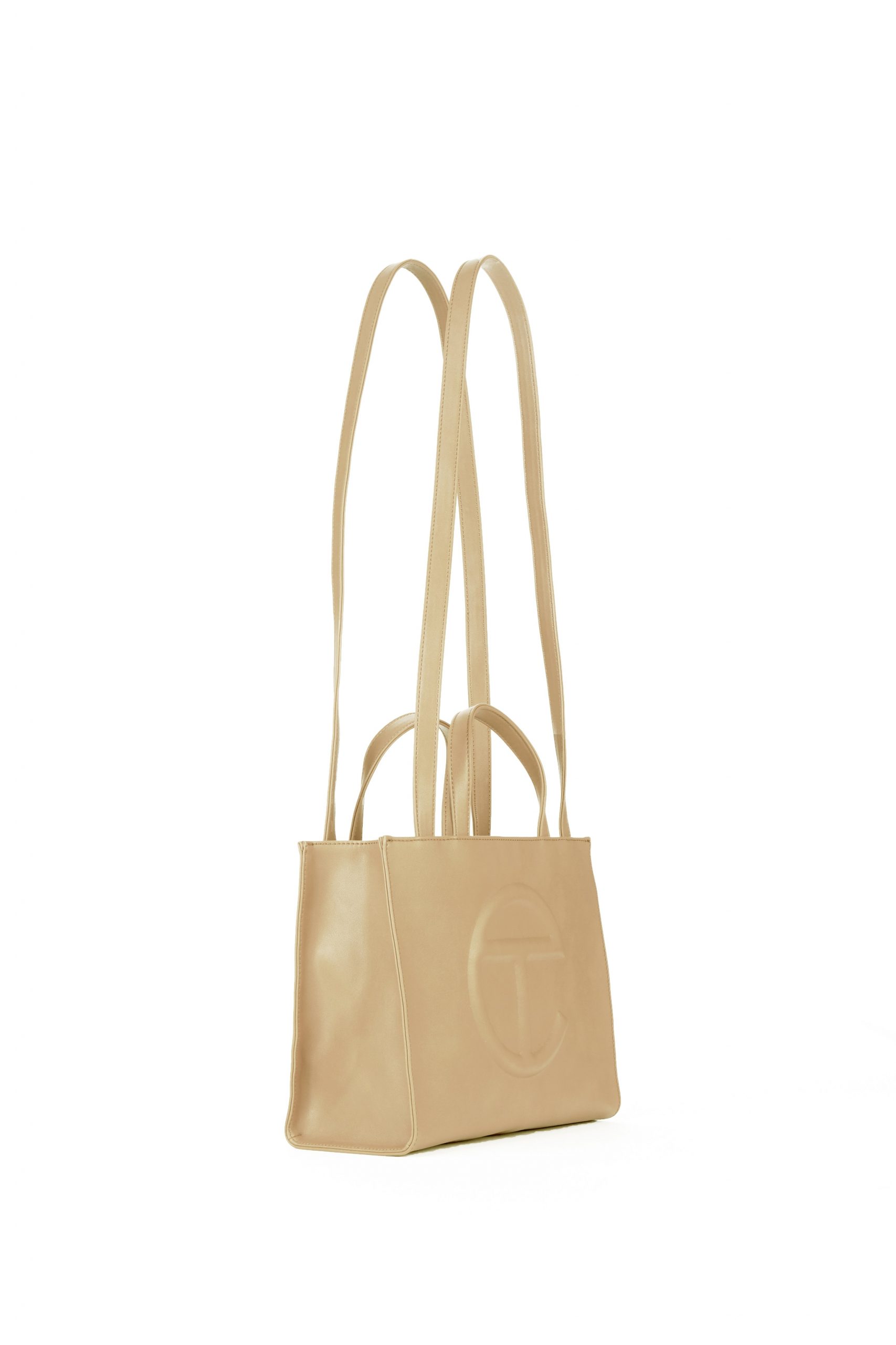Medium Cream Shopping Bag