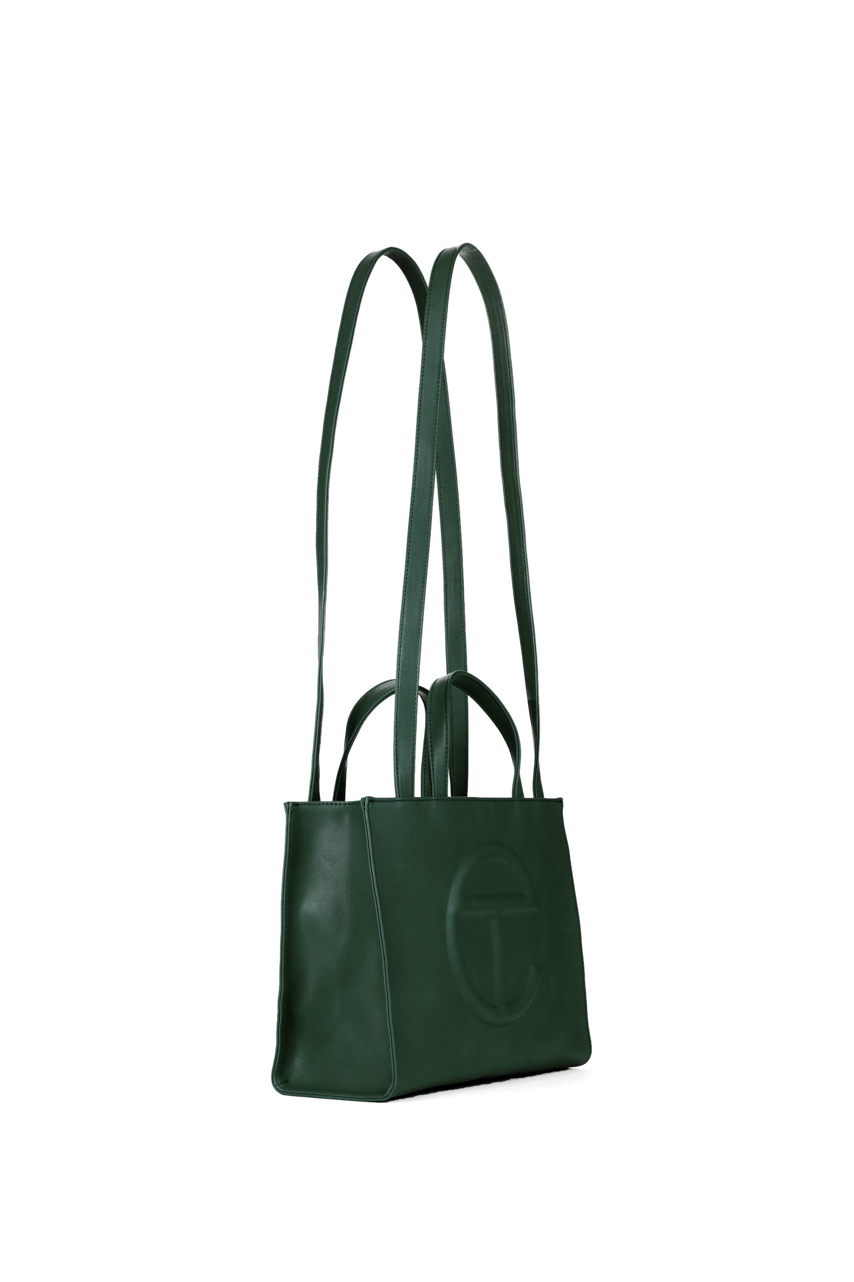 Medium Dark Olive Shopping Bag