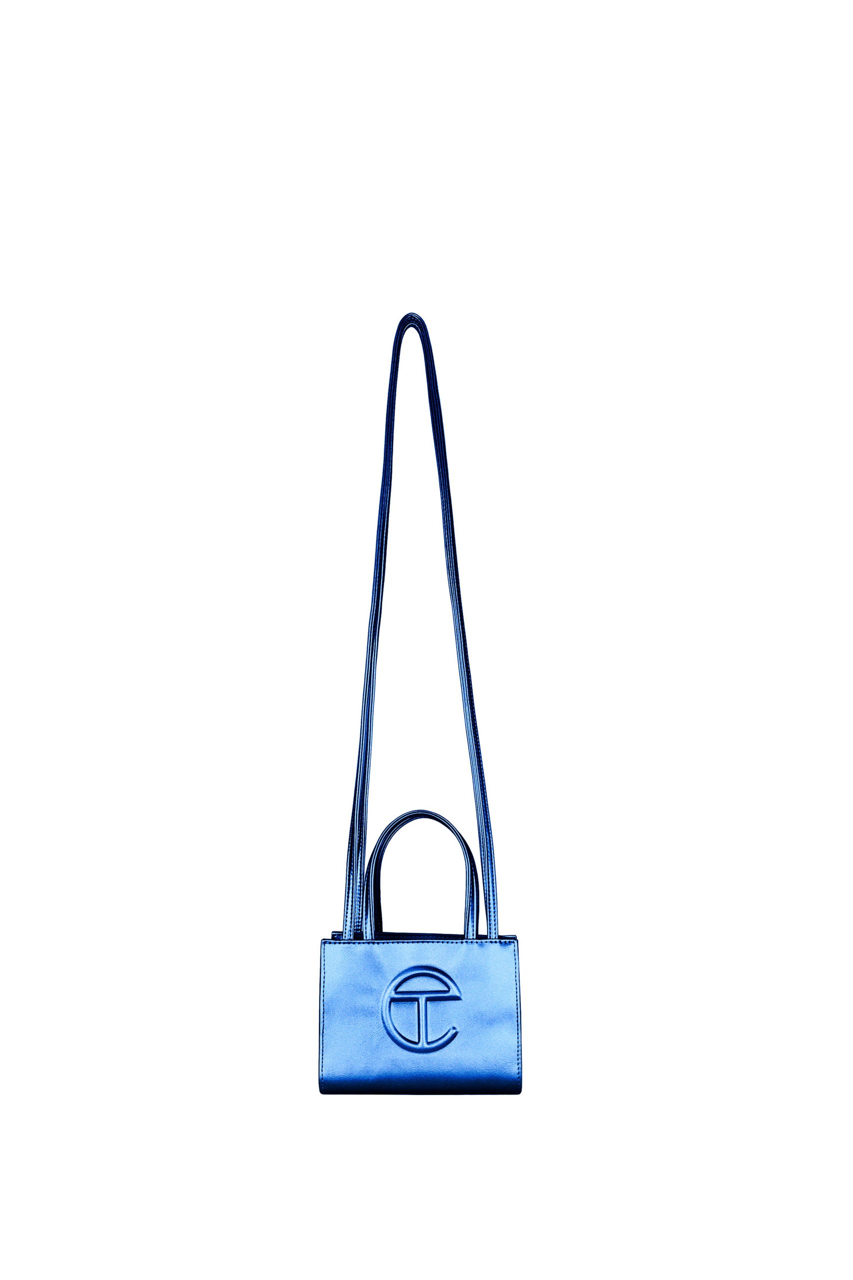 Small Cobalt Shopping Bag