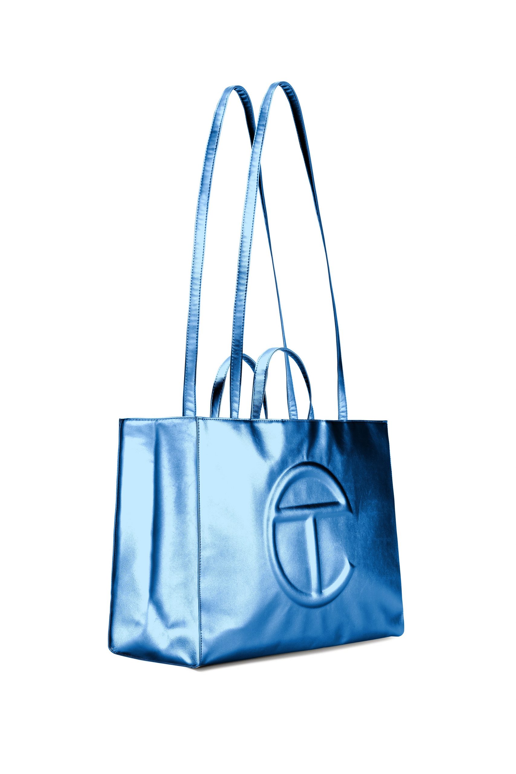 Large Cobalt Shopping Bag